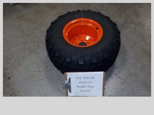 022-7035-00 - 26x12 -12 Reaper Tire & Wheel Assembly for Diesels