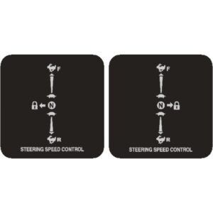 091-0021-00 - Steering Control Sticker
