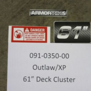 091-0350-00 - Outlaw / XP 61" Deck Cluster