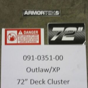 091-0351-00 - Outlaw / XP 72" Deck Cluster