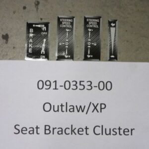 091-0353-00 - Outlaw/XP Seat Bracket Cluster