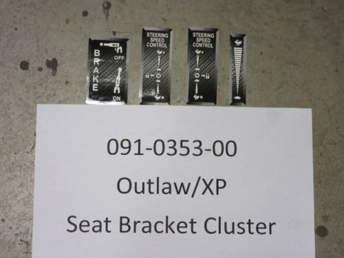 091-0353-00 - Outlaw/XP Seat Bracket Cluster