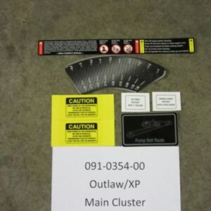 091-0354-00 - Outlaw / XP Main Cluster Main Decal Clus