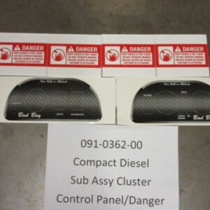 091-0362-00 - Compact Diesel Sub Asy Cluster Control Panel/Danger
