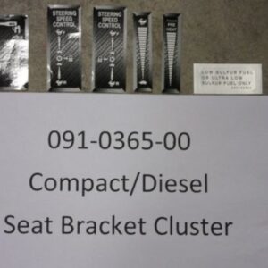 091-0365-00 - Diesel Seat Bracket Cluster