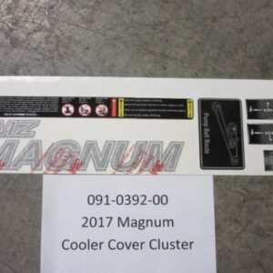 091-0392-00 - 2017 Magnum Cooler Cover Cluster