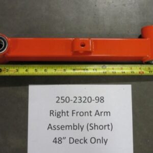 250-2320-98 - EZT Front Arm - Short (Right) Assembly