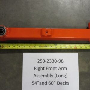 250-2330-98 - EZT Front Arm-Long (Right) Assembly