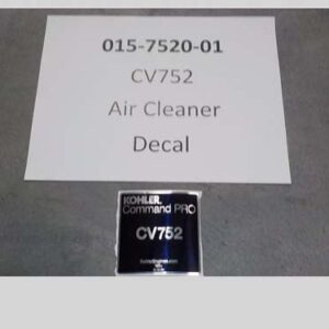 015-7520-01 - CV752 Air Cleaner Decal