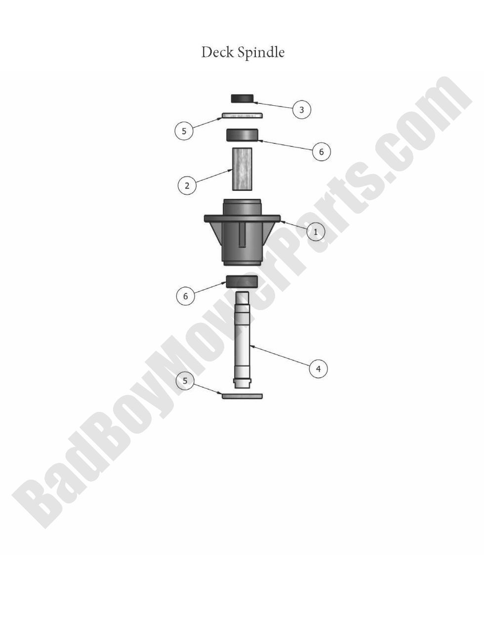 1103 - Bad Boy Mower Parts Lookup > 2010 > AOS Diesel > Spindle Assembly