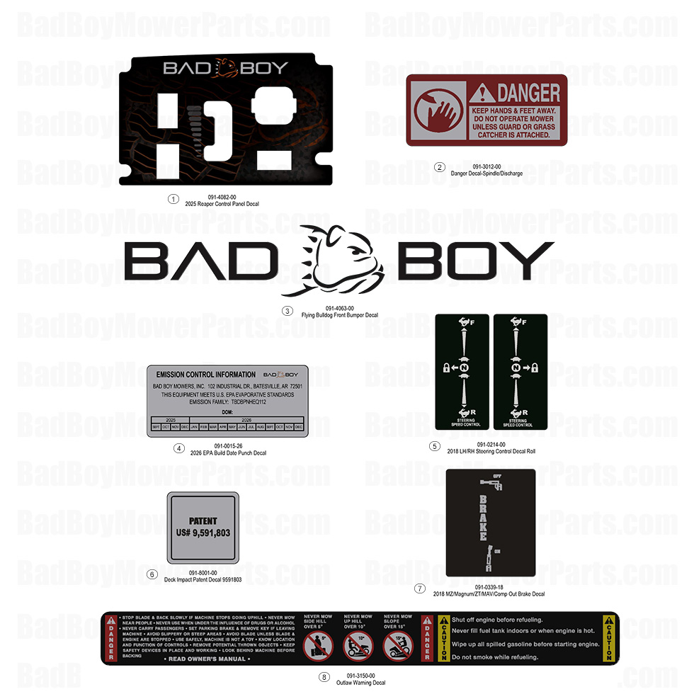 2026 > MZ Rambler > Decals - 1