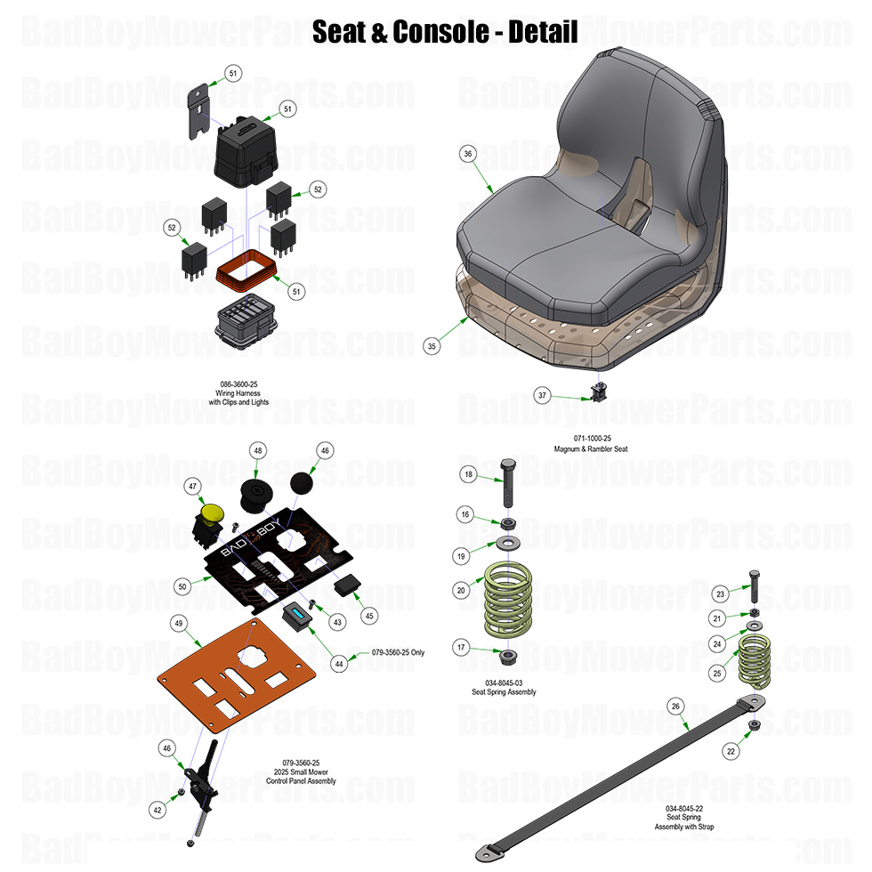 2026 > MZ Magnum > Seat & Console - Detail