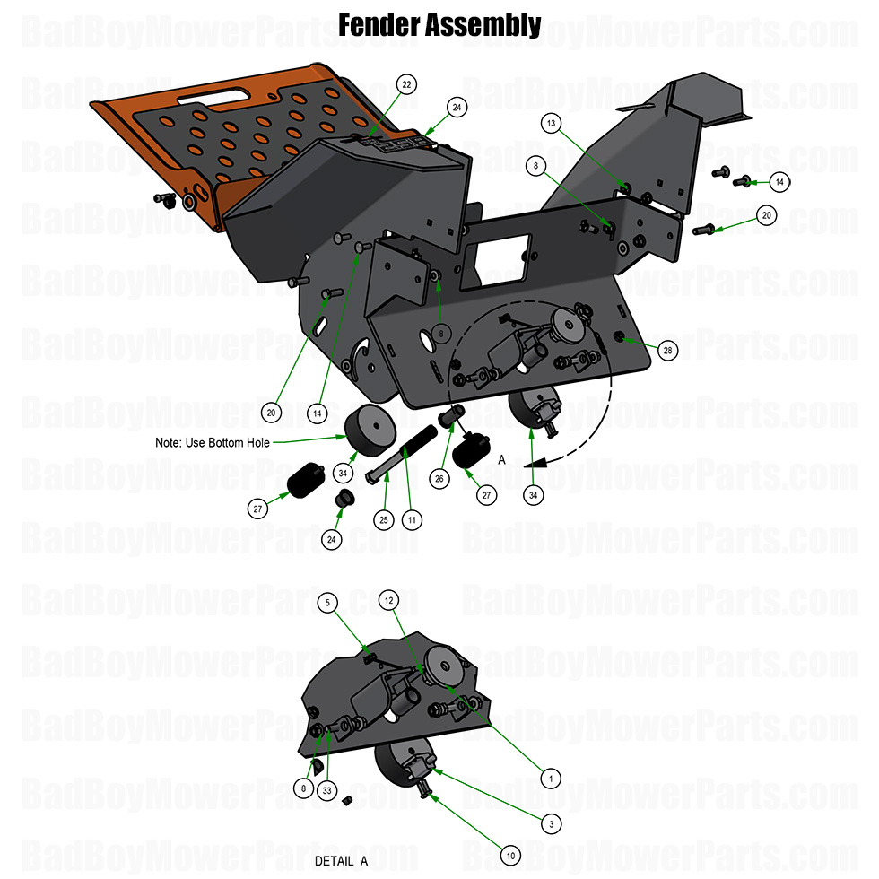 2026 Revolt 48-61 Fender Assembly Part Diagram