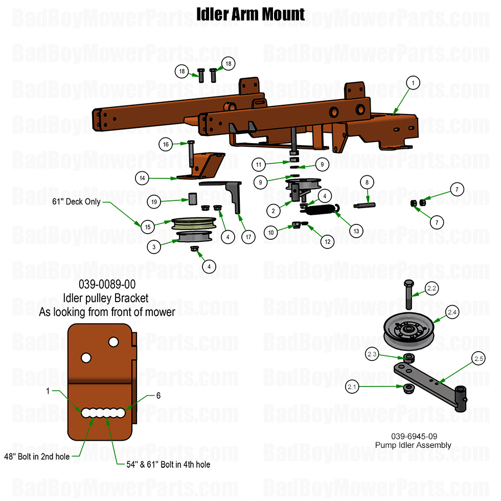 2026 Revolt 48-61 Idler Arm Mount Part Diagram