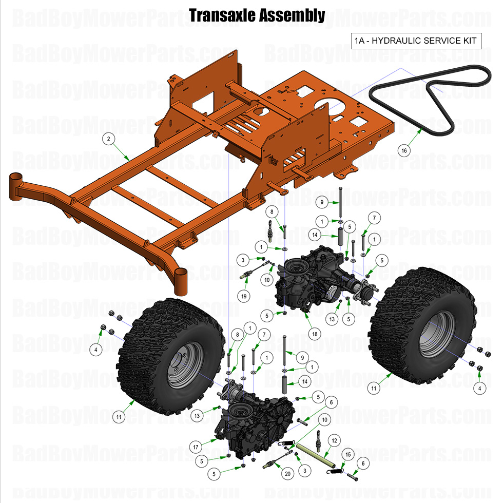 2026 ZT Avenger Transaxle Assembly Part Diagram